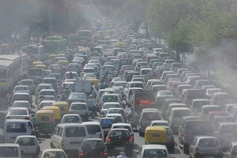 cars causing air pollution