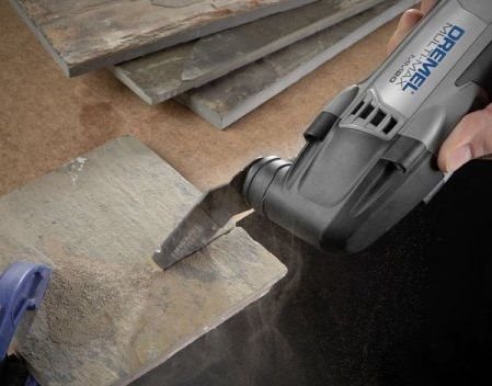 to cut tile using an oscillating tool