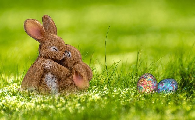 Easter Easter Bunny Hare Spring Greeting Card.jpg