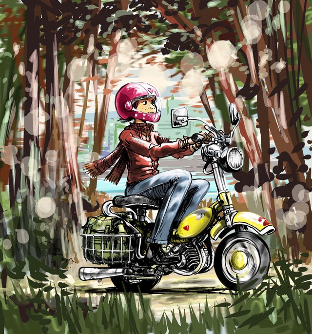 jenny_on_a_scooter__by_oakleymark-d9vqs4l.jpg