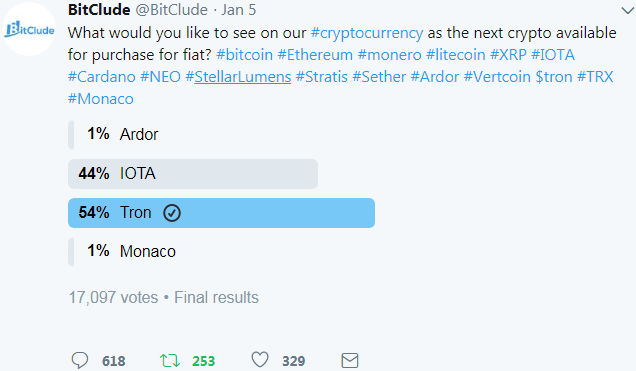 just finished bitclude offering and taking tron vote.PNG