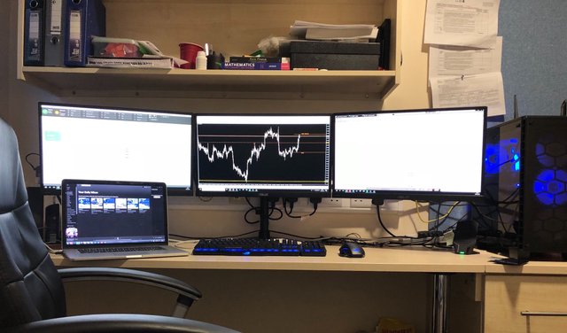 cryptocurrency monitor setup