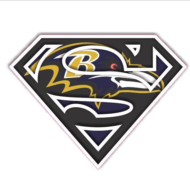 Baltimore Ravens Superman Logo decals stickers.jpg