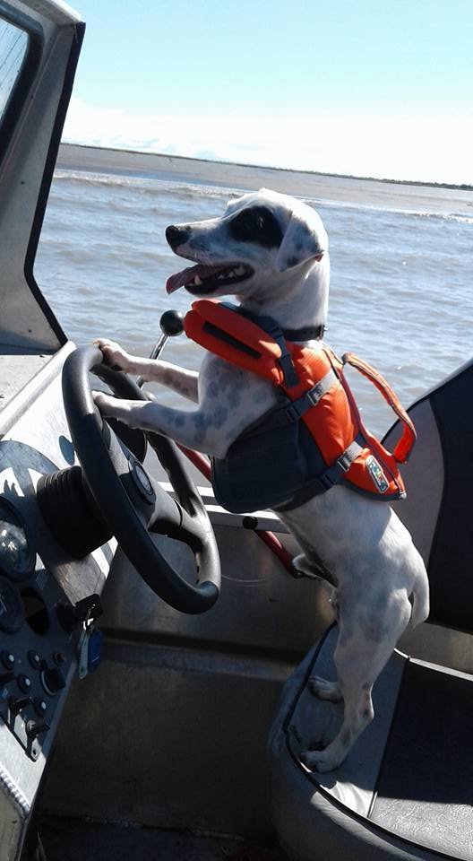 JRT Driving the boat.jpg