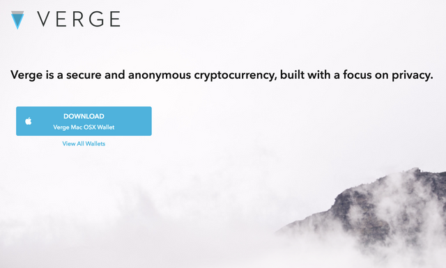 Verge Currency Website 2017
