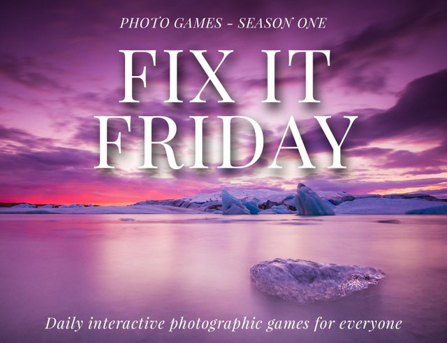 Fix It Friday Game
