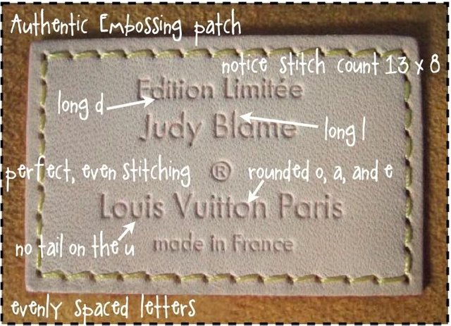 Step 5: Check the “Louis Vuitton PARIS made in France” text