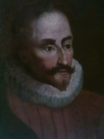 Retrato de Miguel de Cervantes Saavedra, atribuido a Alonso del Arco.JPG
