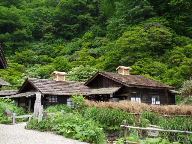 Tsuru-no-yu On-Sen (Ku-ro-yu & Shi-ro-yu Spa House) Akita 201306.JPG