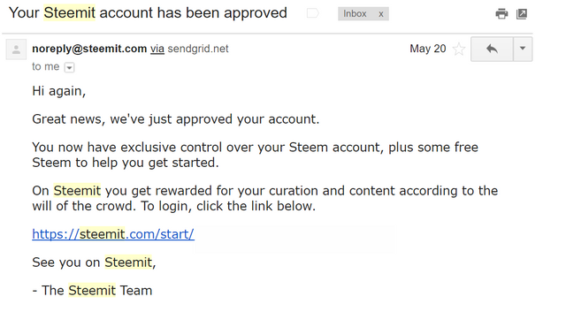 Steemit account approved.png