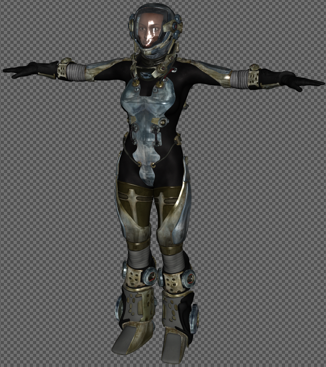 Sci-Fi Lieutenant Outfit for Genesis 3 Female(s)