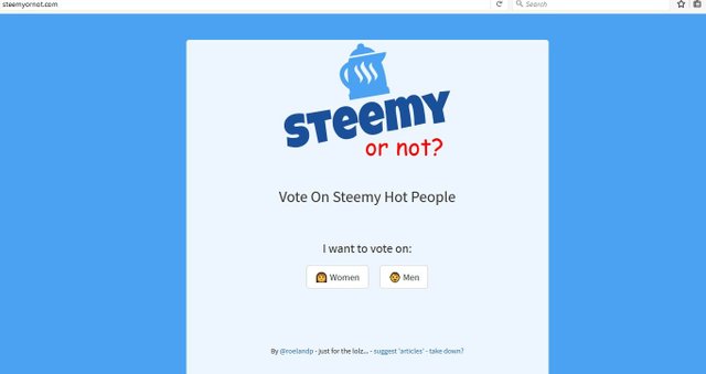 STEEM steemyornot.com shot.jpg