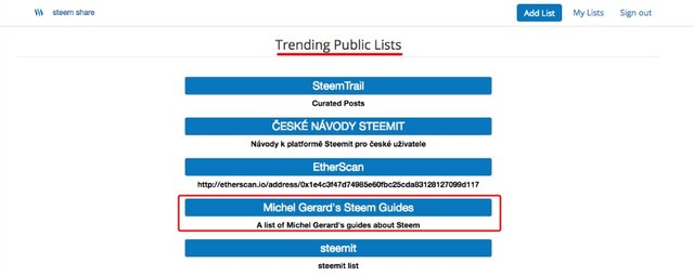 Organize your Steem Posts in Public or Private Lists with Steem Share!