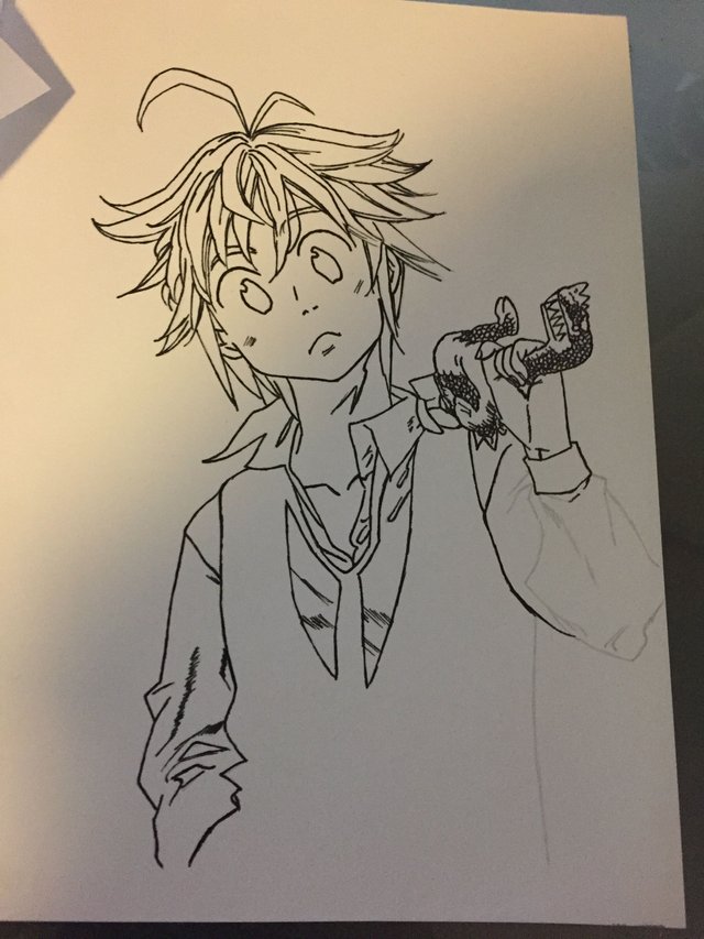 Meliodas from Seven Deadly Sins Anime, Speed Drawing