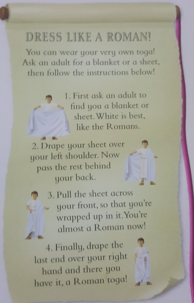 How to dress on sale like a roman