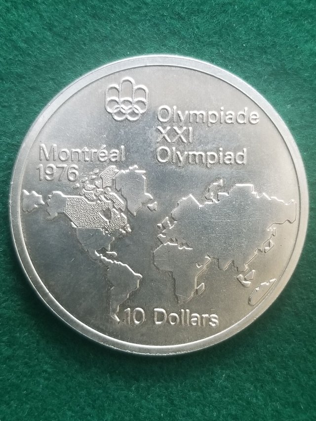 Daily Coin 40 A 1973 Nifc 10 Dollar Olympic Coin From
