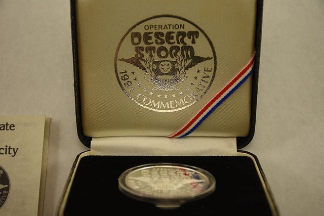 Nwt Mint 1991 Commemorative Operation Desert Storm 1oz Silver Round Steemit