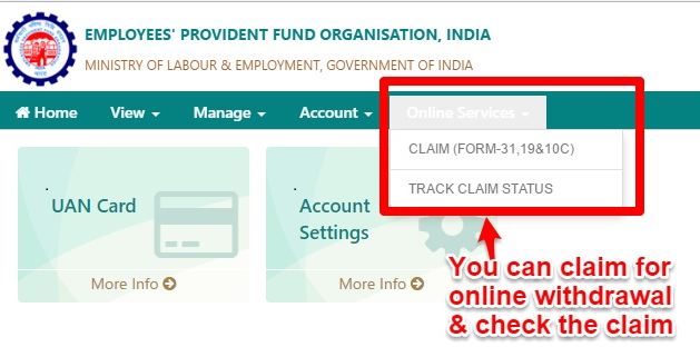 how to withdraw pf online.PNG