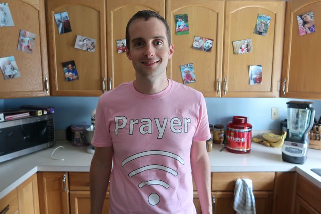 Jerry Banfield pink prayer amazon merch front.JPG