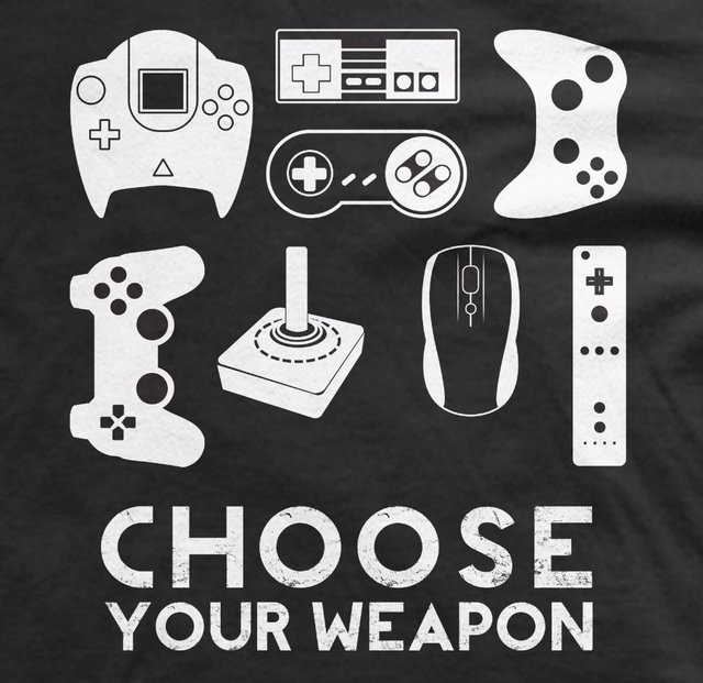 Hight-qualidade-de-ver-o-dos-homens-t-shirt-escolha-sua-arma-Gamer-camisa-v-deo.jpg