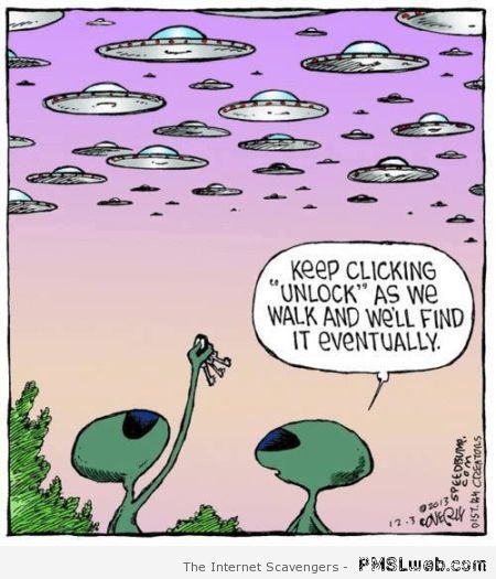 13-alien-looking-for-parked-UFO-funny.jpg
