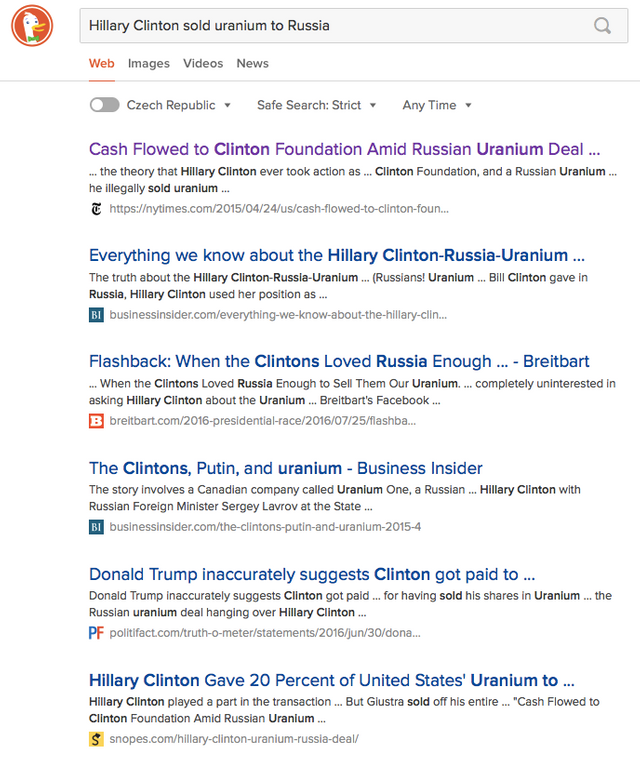 Hillary Clinton sold uranium to Russia -DuckDuckGo.png