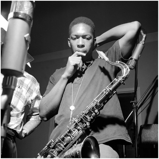 John Coltrane at his “Blue Train” session of Sept. 15, 1957.jpg