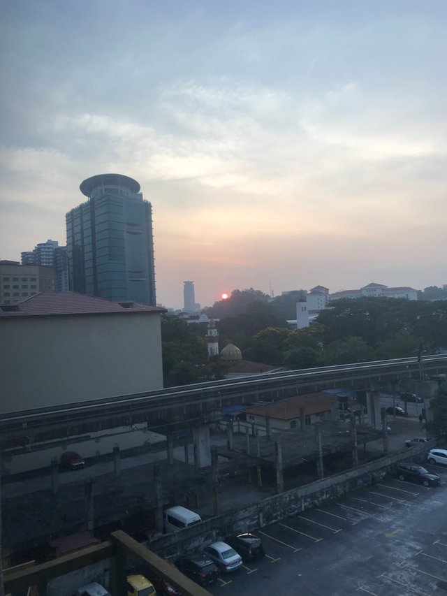 Tuesday Sunrise at KL Sentral in Kuala Lumpur, Malaysia