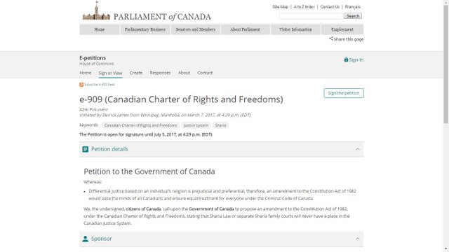 No Sharia Law Petition To The Government Of Canada.jpg