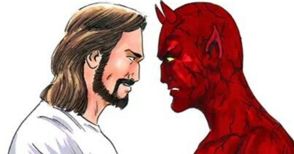 jesus and satan at the computer funny joke but true enjoy with troy steemit funny joke but true