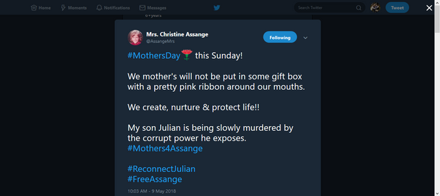 Screenshot-2018-5-12 Mrs Christine Assange on Twitter #MothersDay this Sunday We mother's will not be put in some gift box [...].png