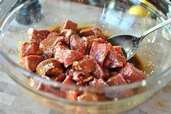 venison in marinade for sausage.jpg