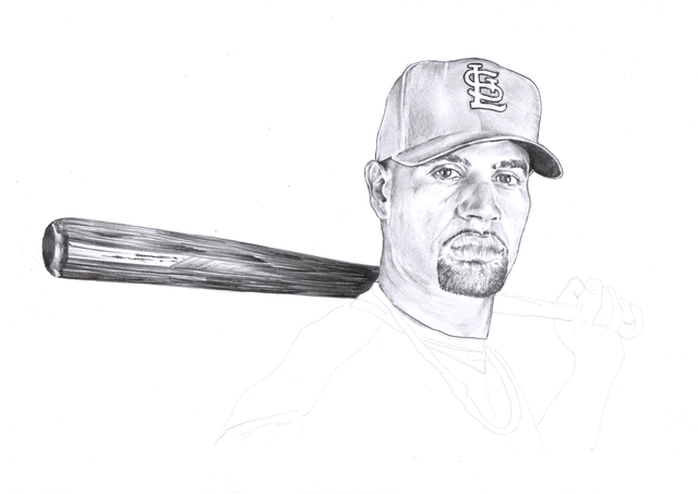 How to Draw Albert Pujols for Kids 