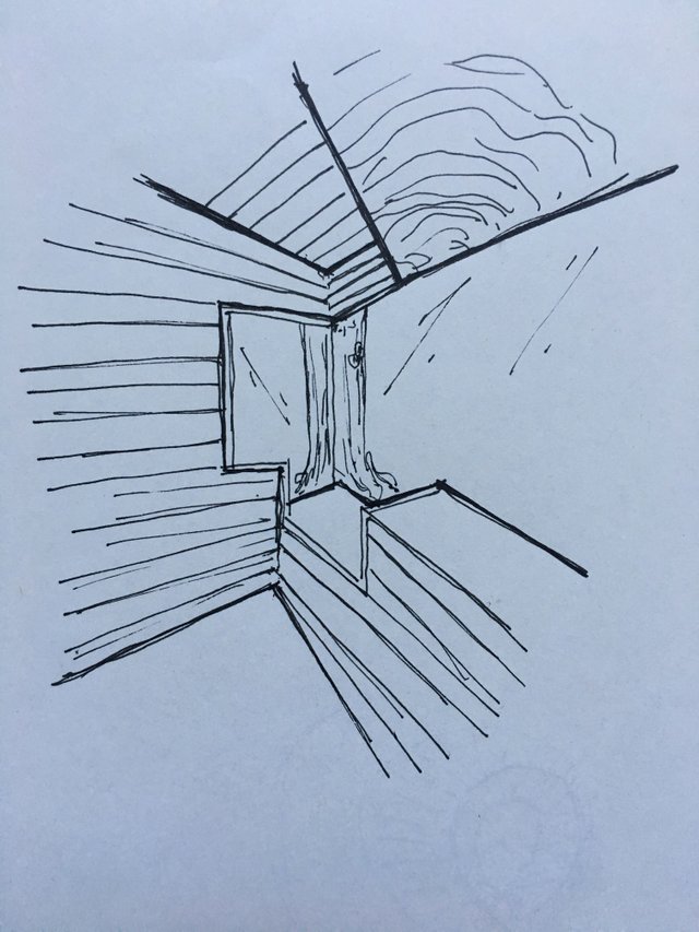 Sketch of chinese contemporary house.JPG