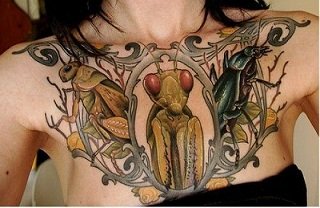 Praying Mantis tattoo