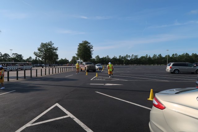 Parking Lot at Magic Kingdom theme park at Walt Disney World Resort.JPG