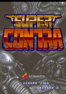 SUPER CONTRA for NES from Konami 