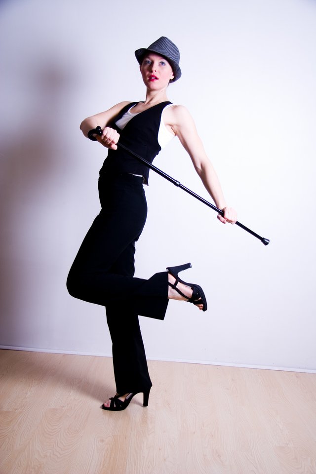 Hat & Cane Photo session... Utilizing my body more to create ...