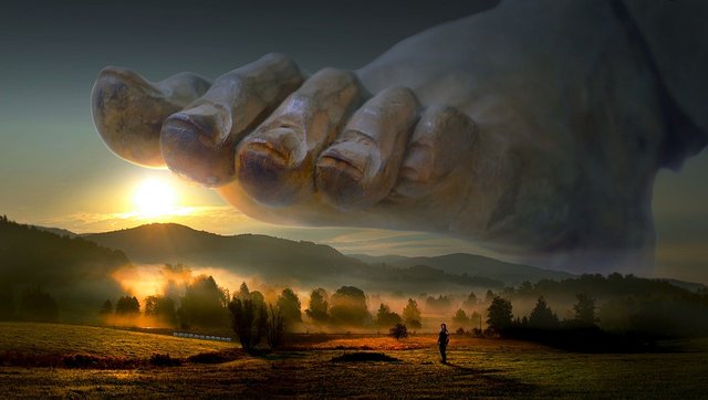 Fantasy Surreal God Foot Power Strength.jpg