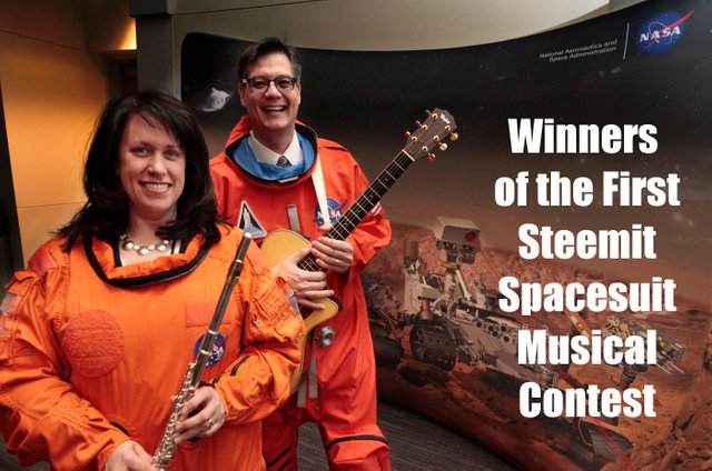 Winners of the First Steemit Spacesuit Musical Contest
