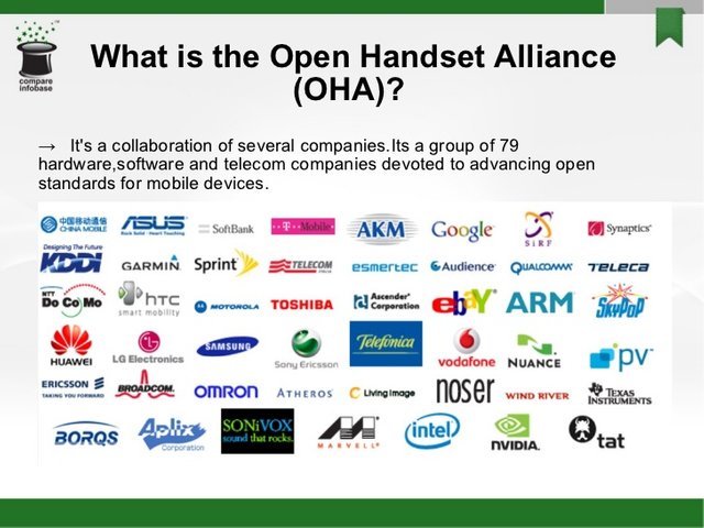 1: Open Handset Alliance (OHA) [2].