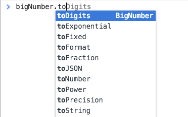 bigNumber converters