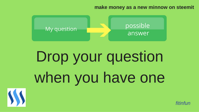 fitinfun How to make money as a new minnow on steemit ask questions.png