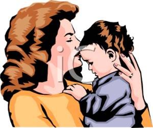 0511-0712-0716-4633_Mother_and_Son_clipart_image.jpg