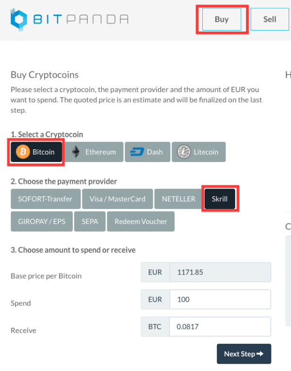 How To Buy Cryptocurrency Bitcoins With Skrill Steemit - 