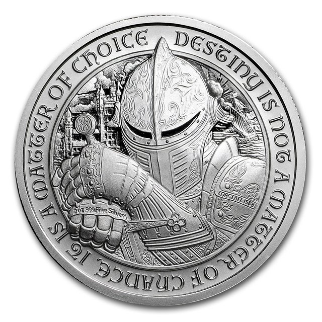 2 oz Silver Round - Destiny Knight- The Raven_Obv.jpg