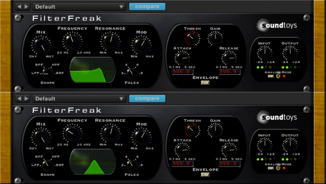 Soundtoys Filter Freak - LPF & BPF