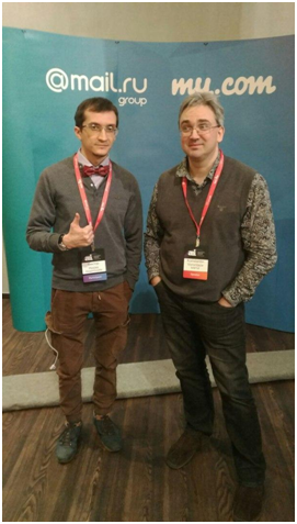 Photo with Vorontsov - author of courses and lectures on AI.