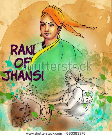 stock-vector-painting-style-illustration-of-indian-freedom-fighter-rani-of-jhansi-690393376.jpg