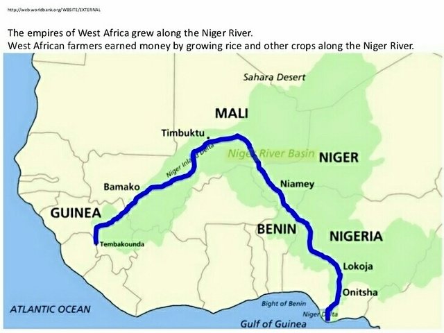 Africa Map Niger River